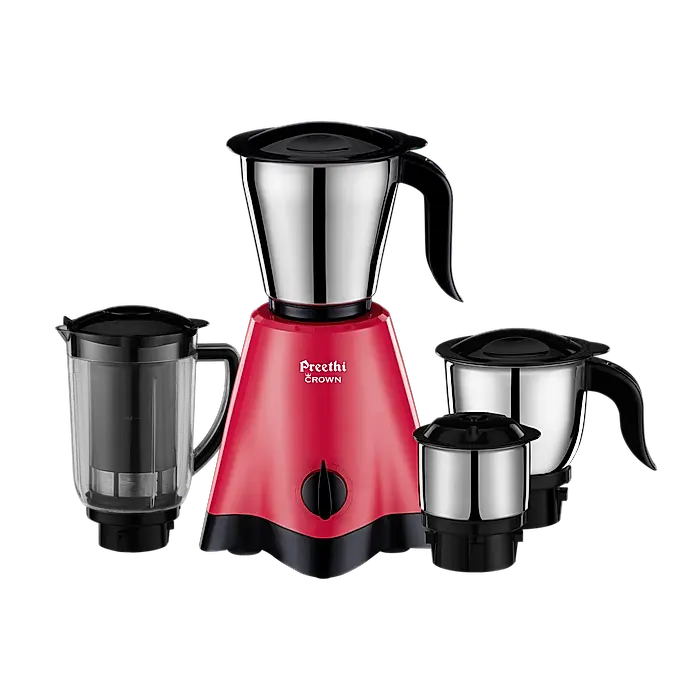 Preethi Crown Plus 600 Watts 4 Jar