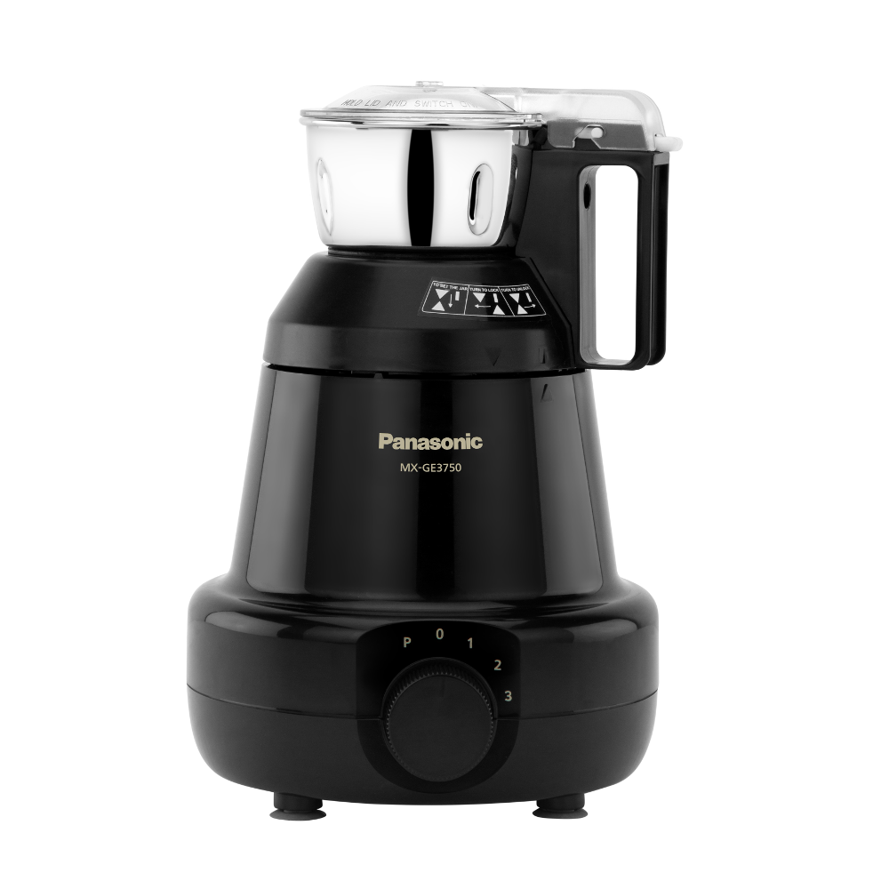 Ajantha - Panasonic Mx-Ge37503 3-Jar 750 Watt Mixer Grinder With 3 Jars,Black)