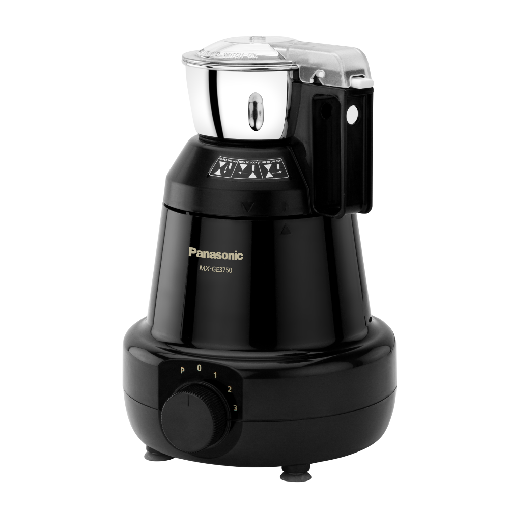 Ajantha - Panasonic Mx-Ge37503 3-Jar 750 Watt Mixer Grinder With 3 Jars,Black)