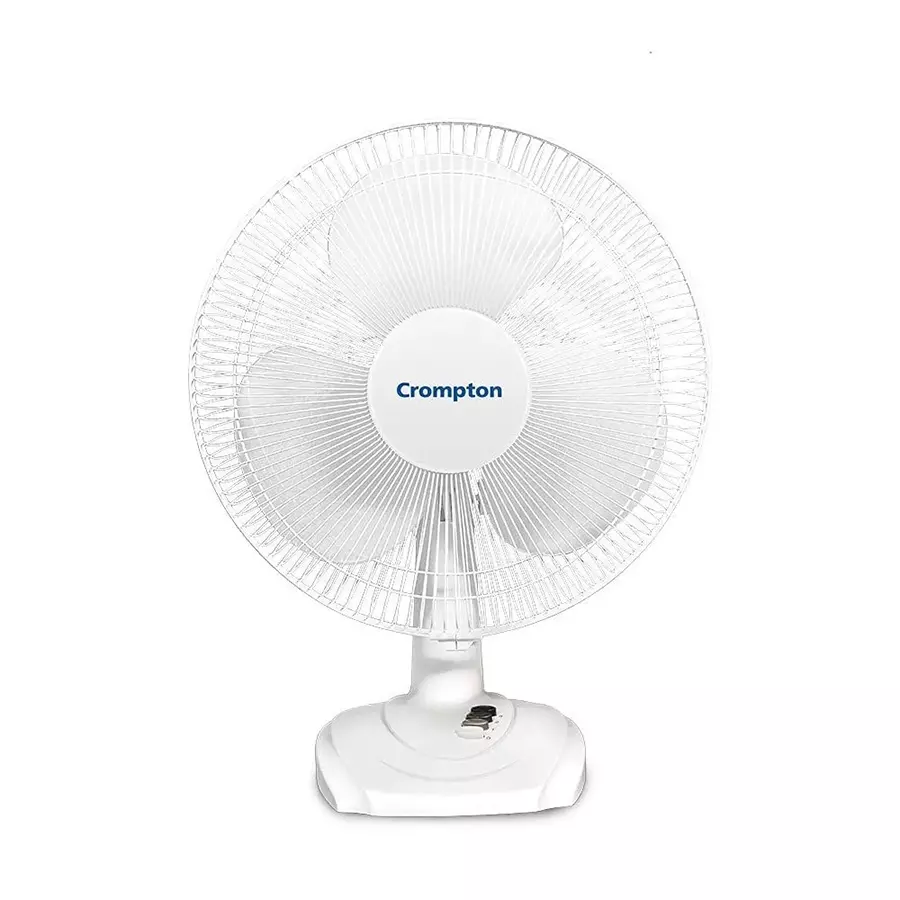 Ajantha - Crompton Hiflo Wave Plus KD 400 mm Sweep Size 3 Blade Table Fan White